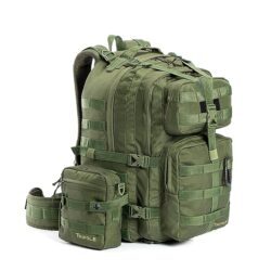 Small Military Tactical Backpack With Sling Bag Attachment